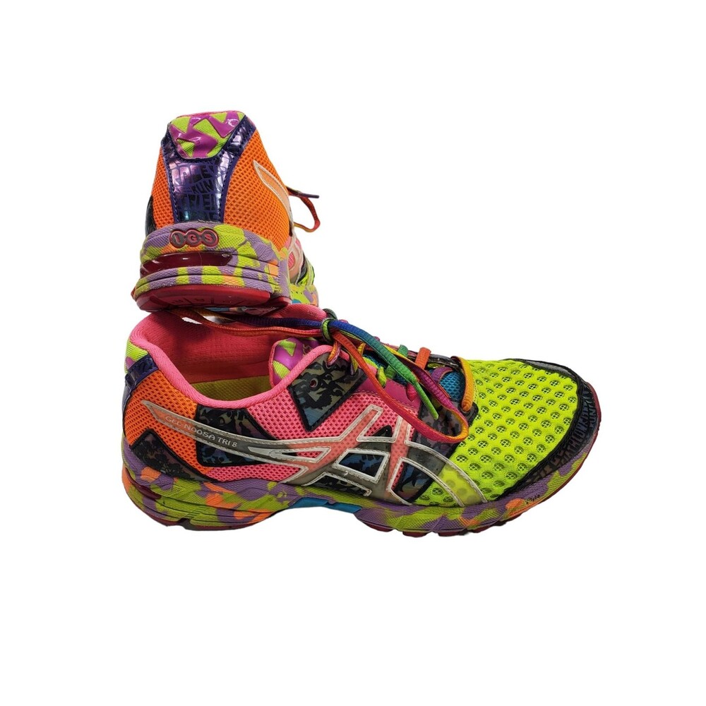 Asics Gel Noosa Tri 8 Womens 7.5‎ Running Shoes Athletic Multicolor T356N - Picture 3 of 8